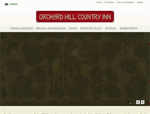 Tablet Screenshot of orchardhill.com