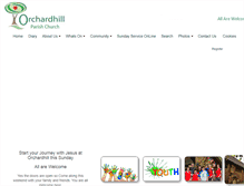 Tablet Screenshot of orchardhill.org.uk